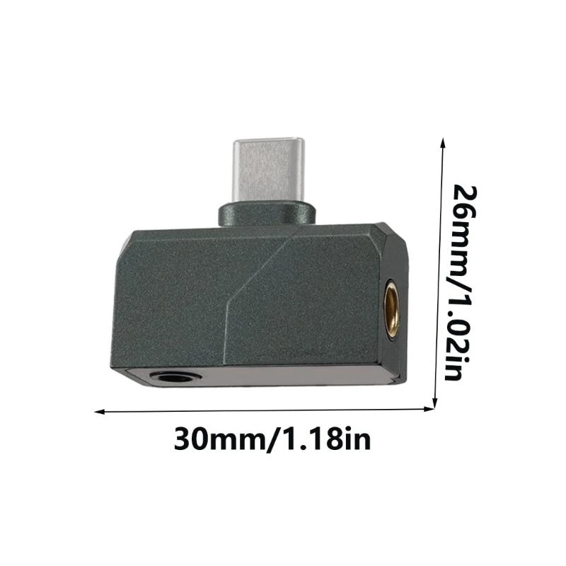 hifiサウンドアダプター3.5mm電話とタイプCアダプターのクリア音楽体験H05a