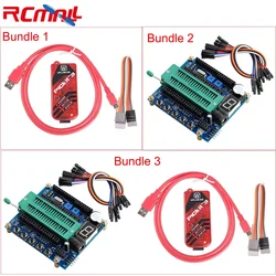 PICKIT3 Kit Pickit Programador 3X Emuladores/PIC ICD2 PICKit 2 PICKIT 3 Programação Adaptador Universal Programador Assento RCmall