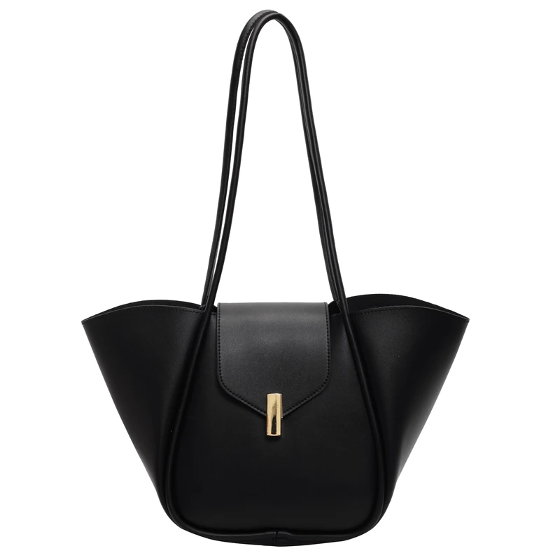 

Women Fashion Shoulder Bag PU Leather Simple Tote Handbag Adjustable Strap Top Handle Bag Daily Bag for Female