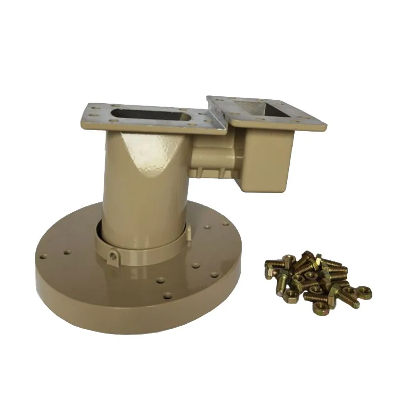 High Performance C Band Dual Polarity Feedhorn Use with C Band Single Polarization LNB Engineering Aluminum LNB Holder Bracket