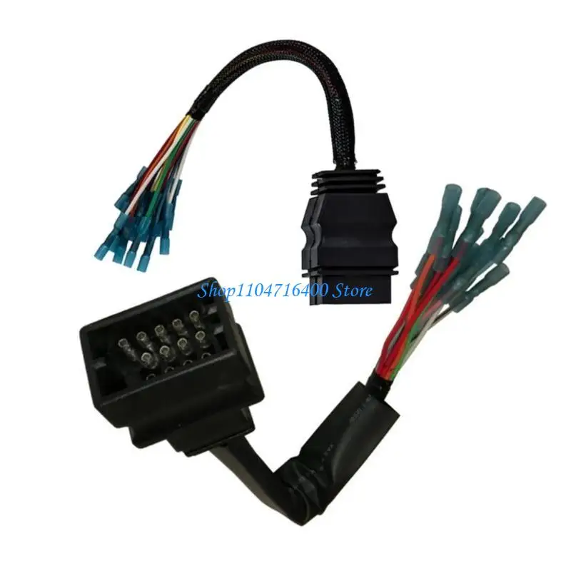 y1gd 2 Pack Convenient Snow Plow Vehicle Side Wire Harness Repair Wiring Bundle for RT3 1304744 1304745 MSC04753 MSC04754