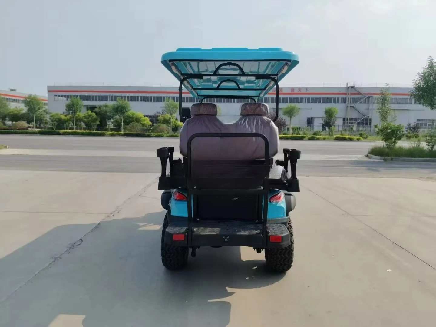 RRE 72V 150Ah 200Ah lead-acid battery 3/4/5 KW AC motor 14 inches off-road tires 4x4 electric golf cart 6 seats CE certification