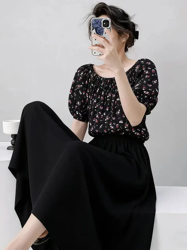 Elegant Cotton Silk Sleep Dress Women's Spring Summer Breathable Home Clothes Sleepwear Versatile Can Be Worn outside Cotton ...