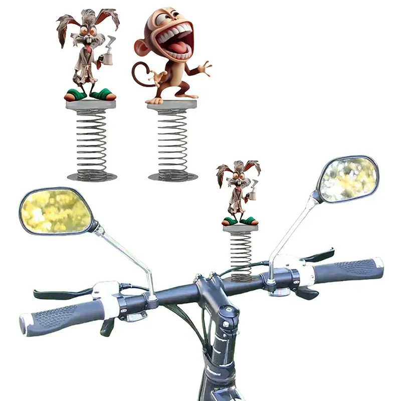 

1/2/3Pcs Bobblehead Cartoon Dashboard Decoration Funny Car 2D Acrylic Monkey Pendant Personalized Car Interior Accessories