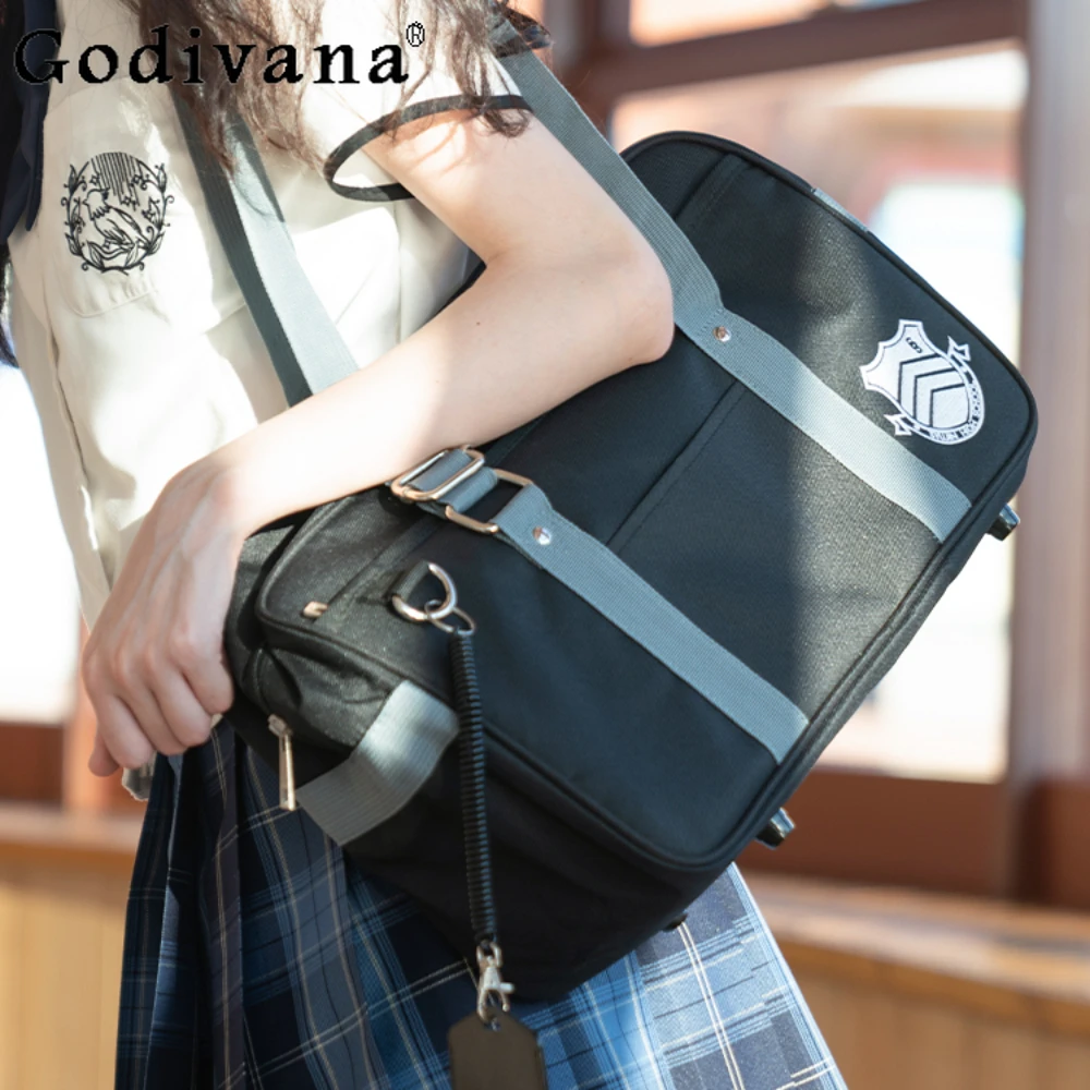 Japanese Handbag Preppy Style Student High School Anime JK Uniform Bag Fashion Itabag Lady Casual Portable Shoulder Bags