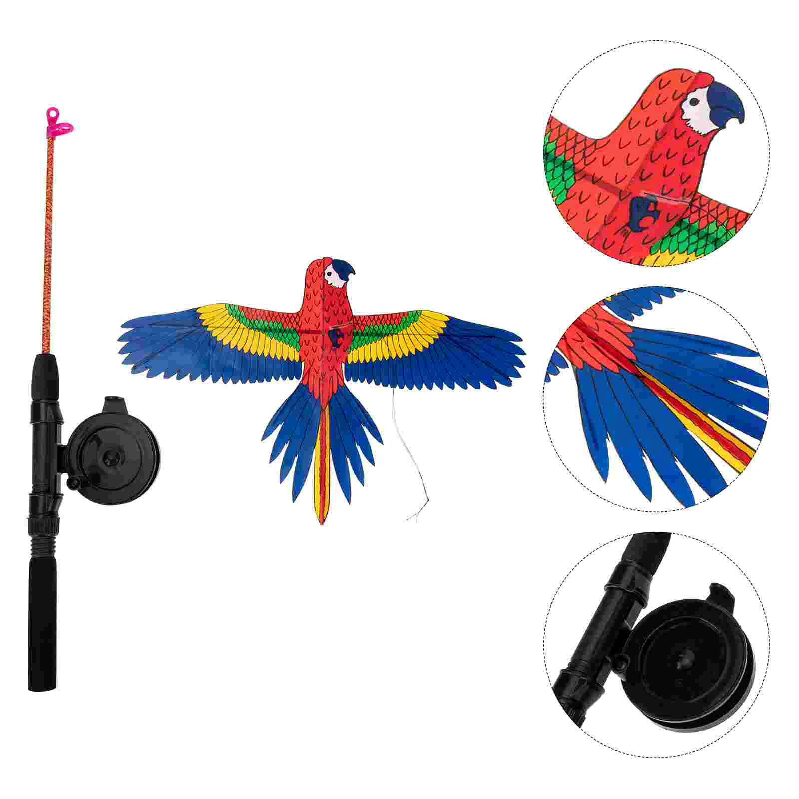 2 Sets Kite Kid Kids Kites for Ages 8-12 Foldable Adults Pe Cartoon Child Flying Toys