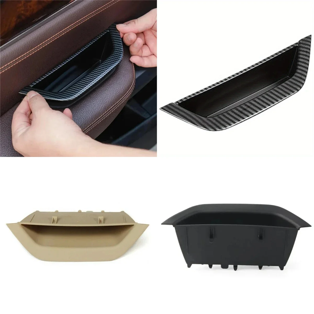 Driver Side For BMW X3 X4 F25 F26 2010-2017 Car Door Interior Handle Panel Armrest Pull Handle Cover Trim