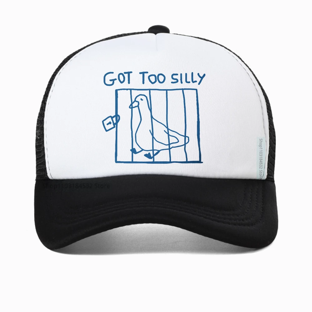 

Got Too Silly Goose Funny Meme Graphic baseball cap fashion Men Women Casual Breathable hat Outdoor Casual Casquette caps