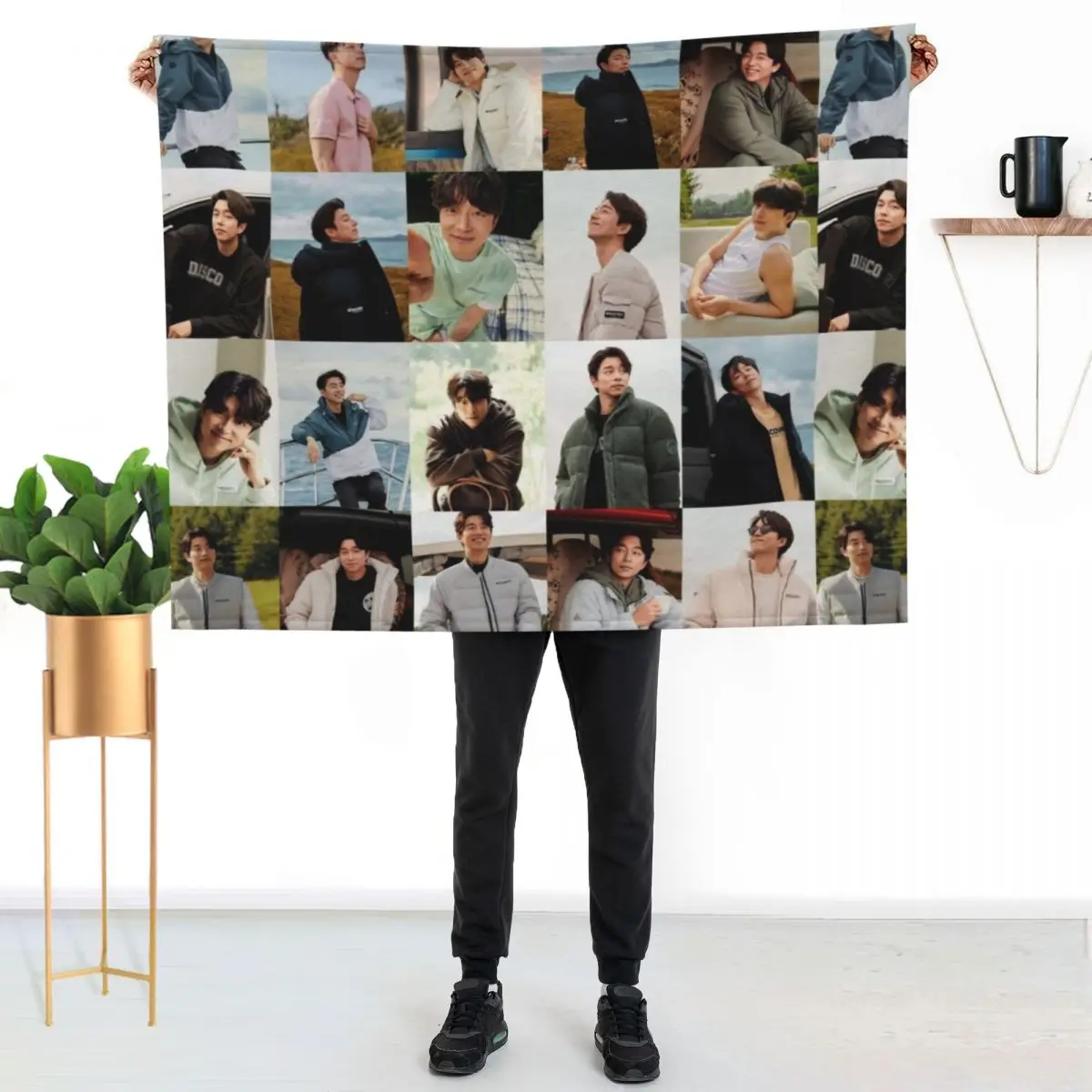 Gong Yoo Throw Blanket Fade Resistant Durable Throw Blanket
