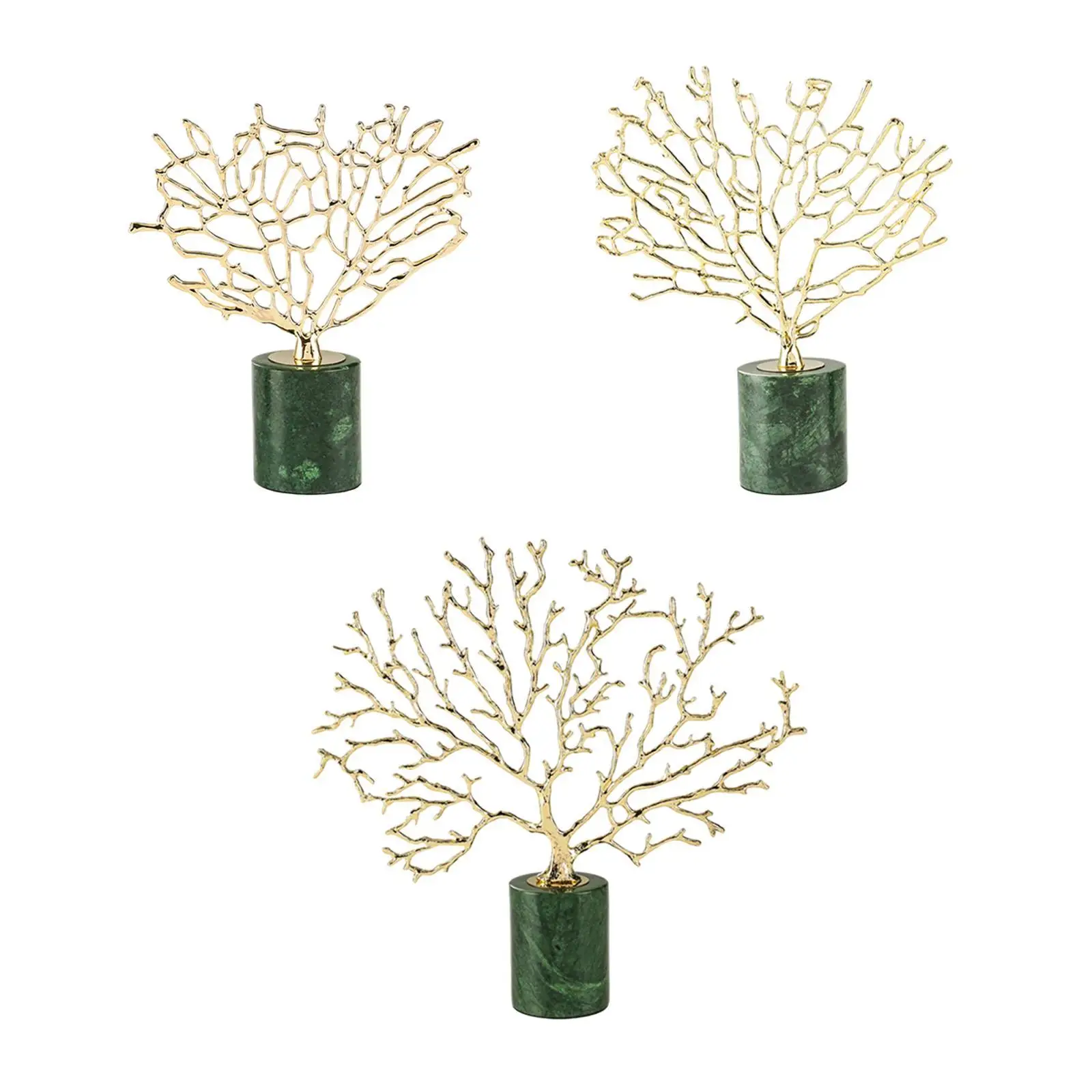 Coral Ornament Desktop Ornament Decorative Statue Coral Sculpture for Home Decoration Cabinet