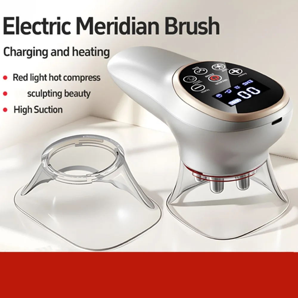 

Новинка 2025 года, электрический вакуумный всасывающий скульптурный массажер для тела Guasha Beauty Massager