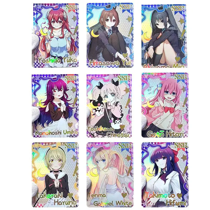 

Goddess Story Ssr Series Kitagawa Marin Nakano Miku Anime Characters Bronzing Collection Flash Card Cartoon Toys Christmas Gift