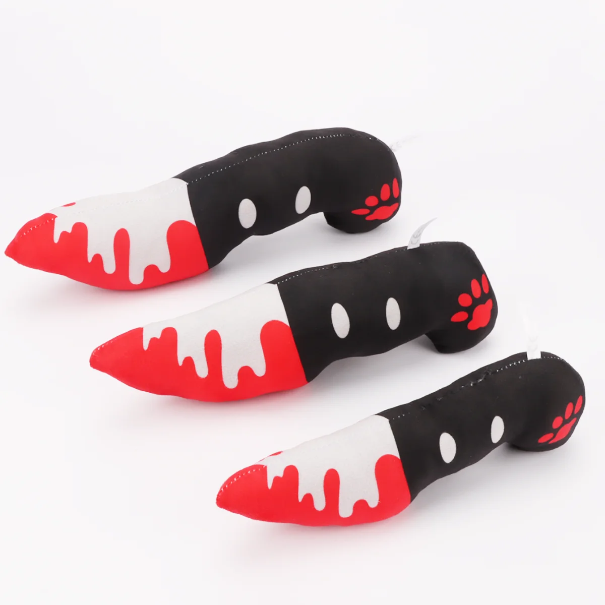 Bloody Knife Dog Toy Plush The Original Dog Squeaky Toy Halloween Toy for Small and Medium Sized Dogs Toy for Interactive Dogs