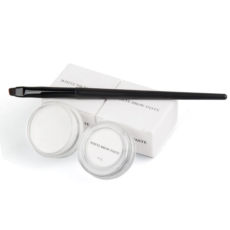 White Tattoo Brow Paste Set Microblading Eyebrow Marker Permanent Makeup Mapping Paste Brow Lip Shape Tool PMU Accessory Supply
