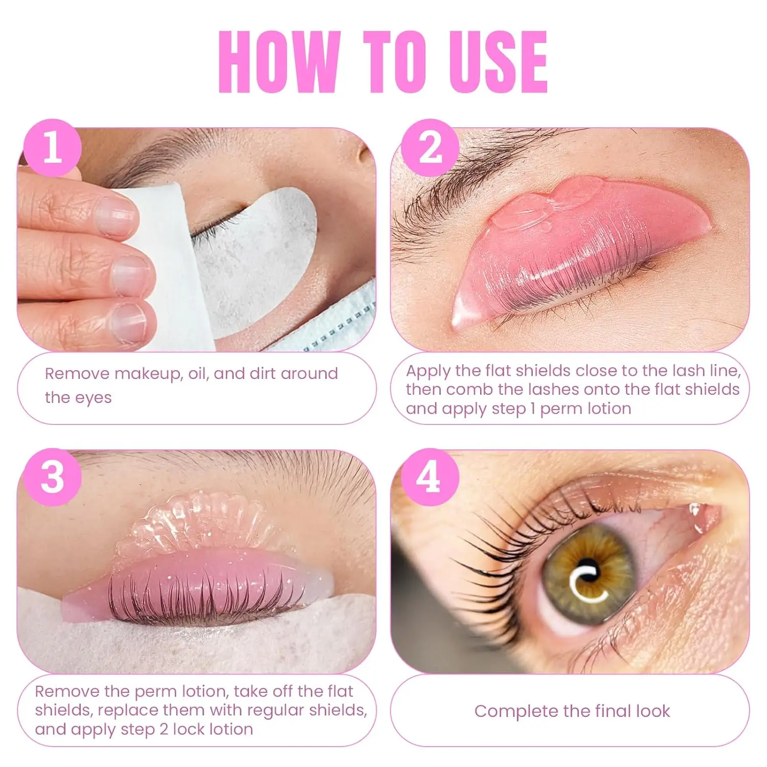 Libeauty Korean Lash Lift Pad Step1 Only Flat Shield Soften the Eyelashes Self Adhesive Multi-Functional Eye Patches Lift Ribbon