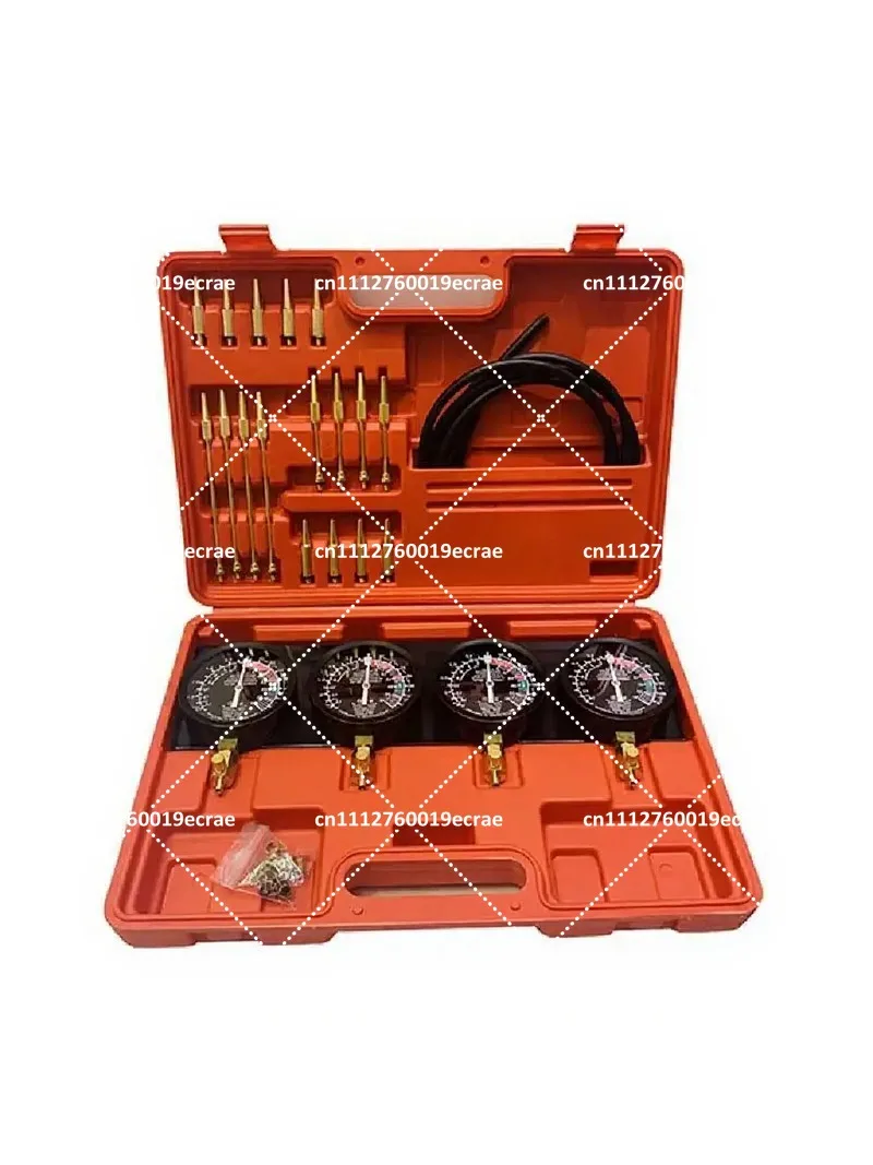 Professional Universal 4 Gauges Car Fuel Vacuum Carburetor Synchronizer Tool Kit for Motorcycle