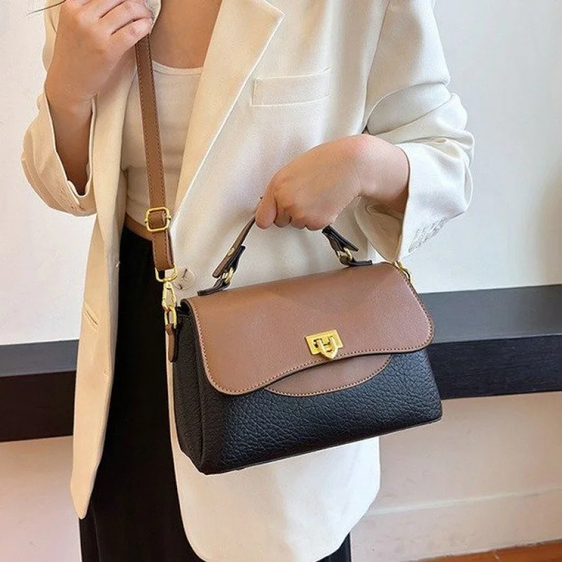 

Модная классическая женская кожаная сумка через плечо - сумки через плечо от элегантных дам люксового бренда