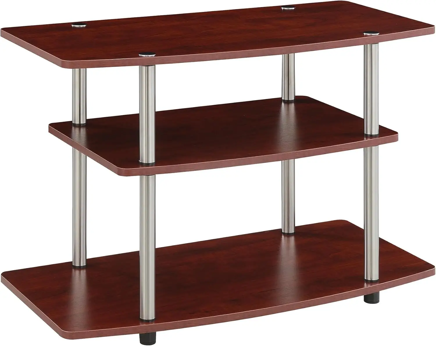 

Designs2Go No Tools 3-Tier TV Stand 31.5" - Entertainment Center for TVs up to 37 Inches, Modern TV Console with Shelves