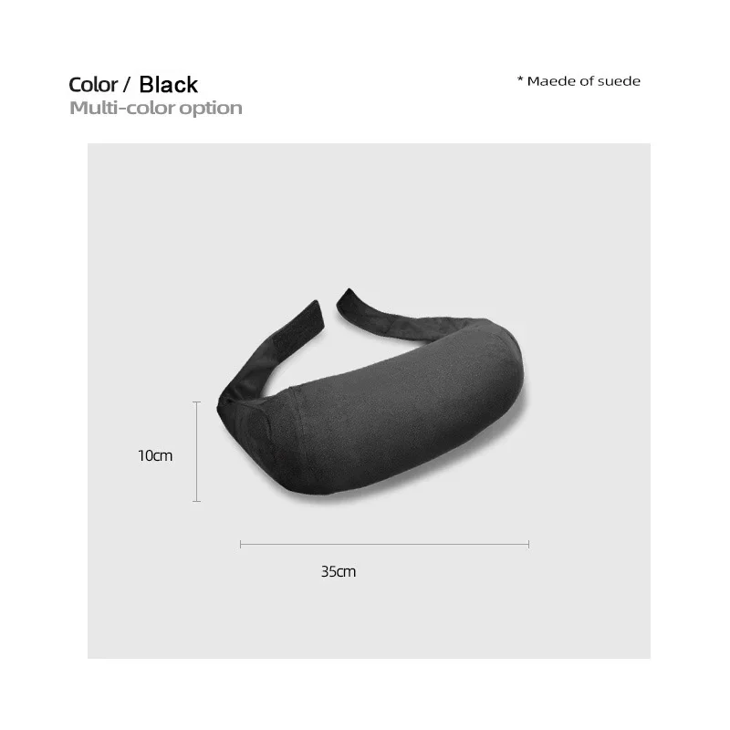 

Suede Car Headrest Neck Support Seat Soft Pillow Breathable For Maybach S Class Design Mercedes Benz Audi Bmw Honda Kia Byd Nio