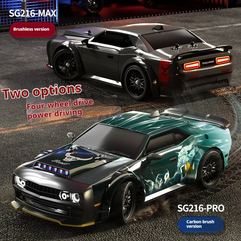 SG216 Challenger Hellcat High Speed Drift Car 1:16 Full Scale RC Model Remote Controlled Car 4WD Racing Car