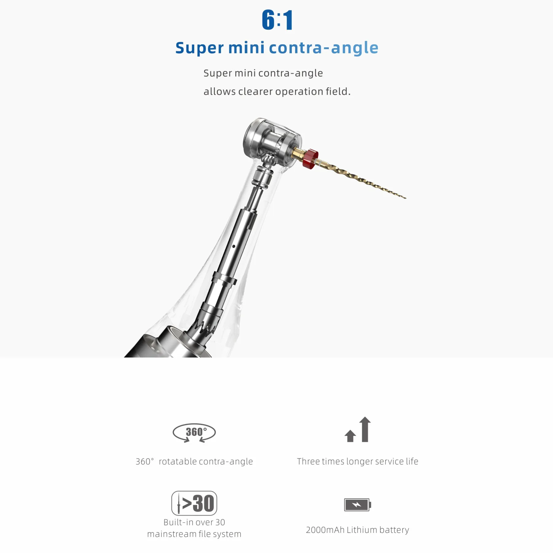 Woodpecker Endo Smart + Dental Endo Motor Root Canal Treatment Instrument Motor Brushless Therapy Endodontico Machine