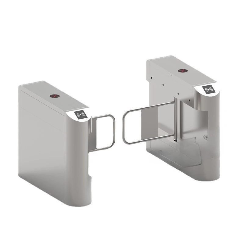 

Facial recognition pedestrian passage gate pendulum stainless steel scenic spot three-roller park community wing