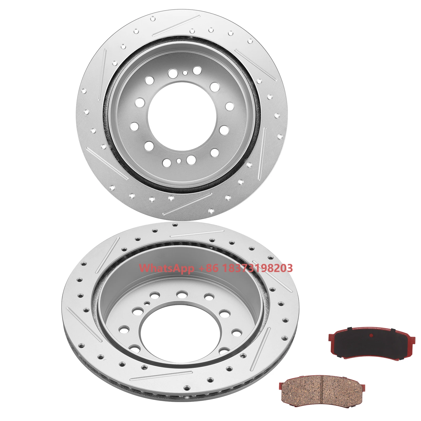 

For 4Runner Prado FJ Cruiser OE High Strength Steel Rear Brake Disc (2 Pcs)