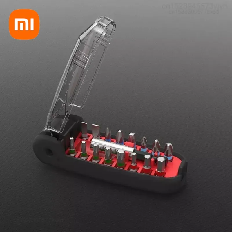 

Xiaomi Wiha 17 IN 1 Magnetic Wrench Screwdriver Bits Kit Mini Portable Magnetic Handle Turn Screwdriver Screw Driver Hand Tool