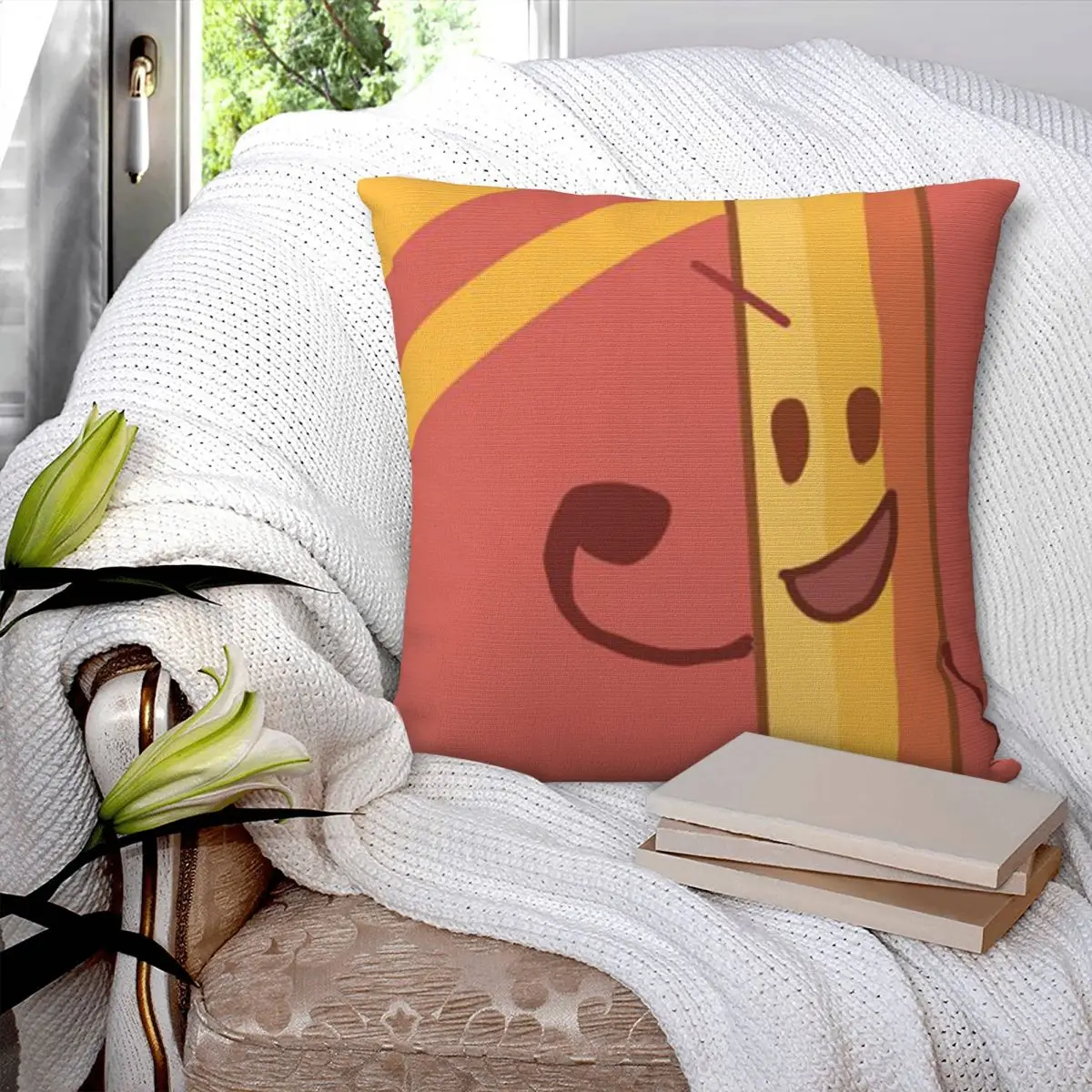 

Наволочка для подушки Bfdi Battle For Dream Island Game Square, чехол для подушки, декоративная наволочка для дома, дивана, гостиной