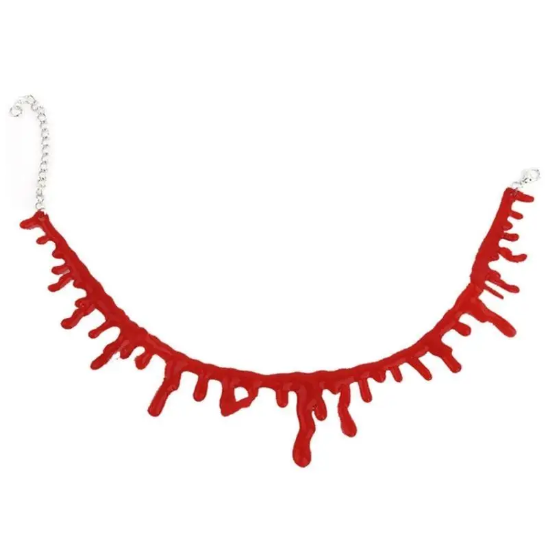 39bb Halloween Collier sang Femmes Chokers Colliers Halloween Party Diy Decoration Horror Access