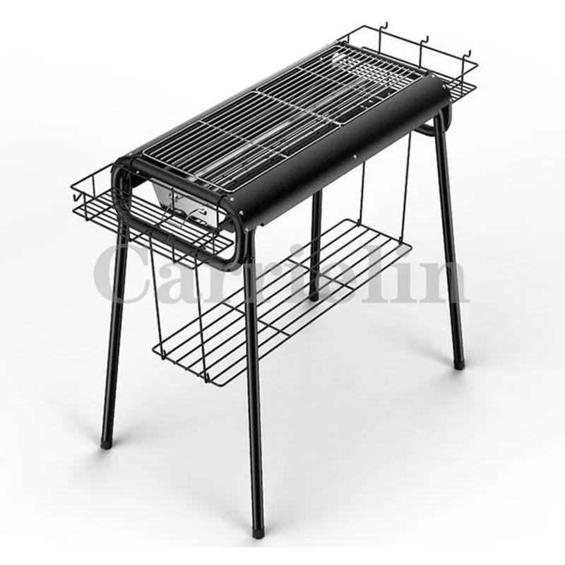 Portable Outdoor BBQ Grill Patio Camping Picnic Barbecue Stove Suitable For People Charcoal Grill Bbq Grill Table