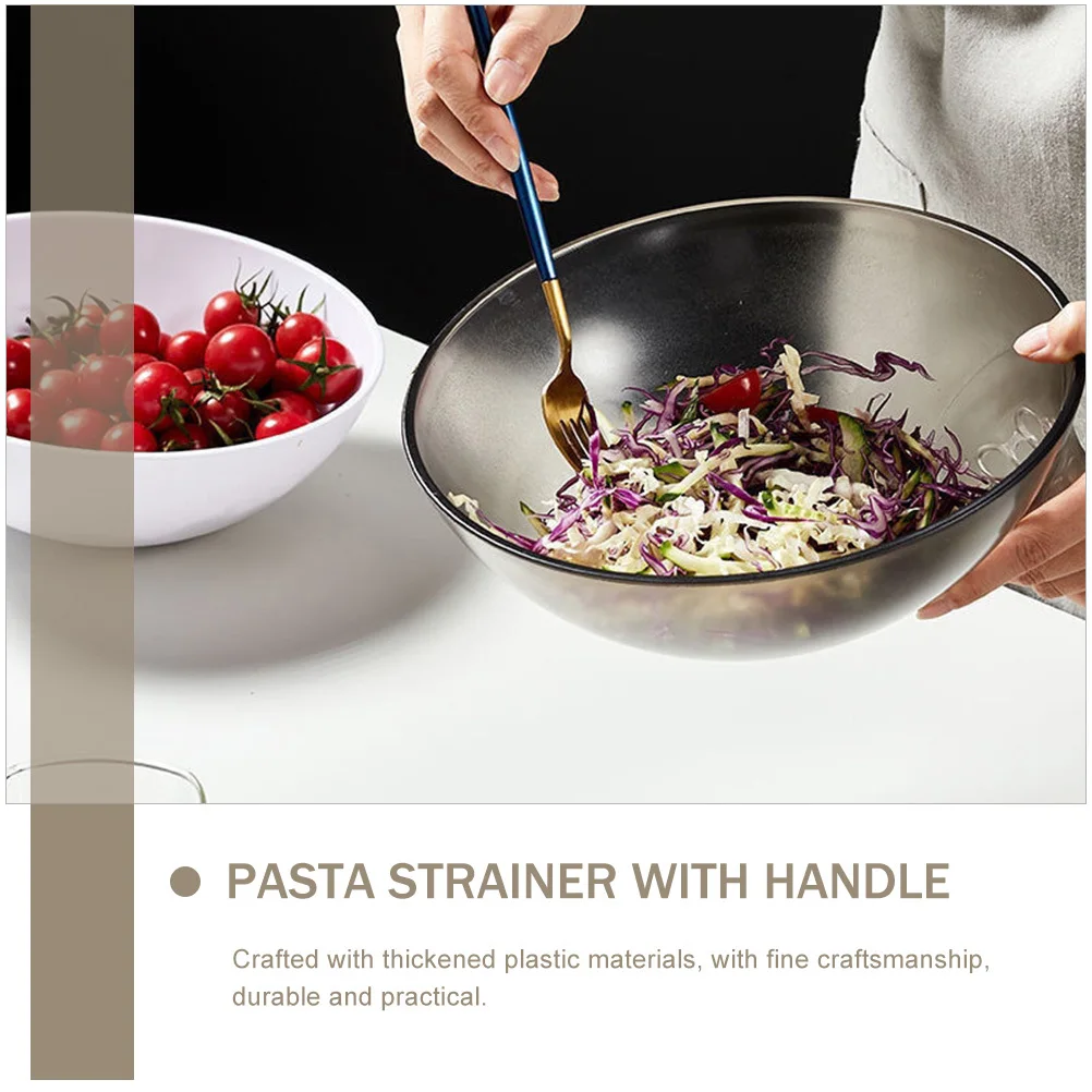 

Multi-Functional Drain Basket for Kitchen Sink Vegetable Fruit Washer Pasta Noodle Strainer with Handle Rice Drainer Bowl