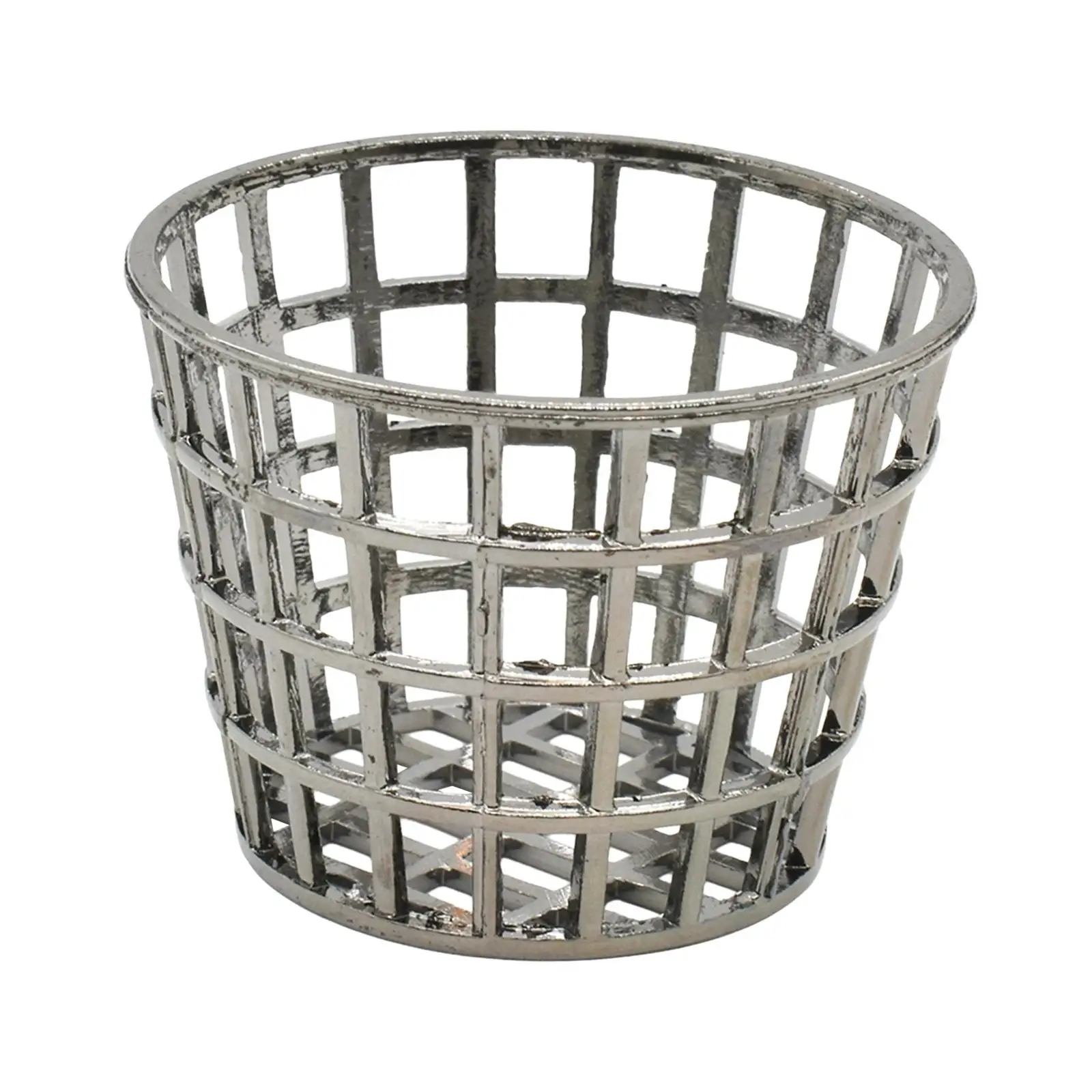 1/12 Dollhouse Metal Storage Basket, Valentines Day Gifts for Kids, Simulation Dollhouse Decor