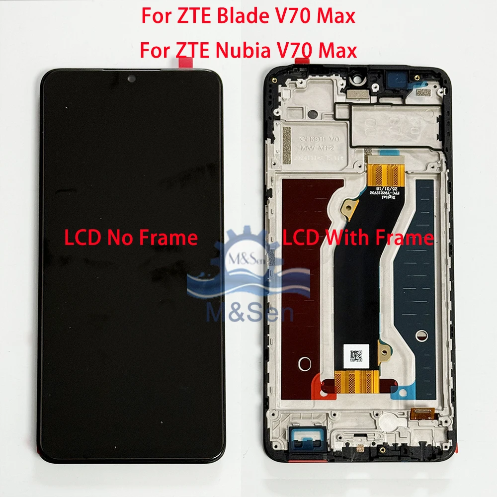 Oryginalny wyświetlacz LCD do ZTE Blade V70 Vita, Nubia V70, Axon 70 Lite, ekran do ZTE Blade V70 Max, Nubia V70Max, ramka. — zdjęcie produktu 4