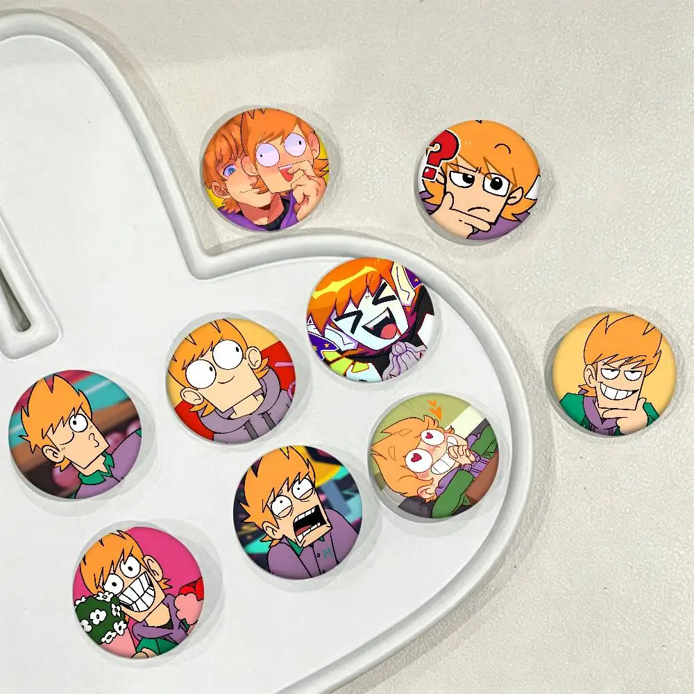 Game Anime Eddsworld Matt Round Badges Can Be Used To Decorate Clothes And Backpack Pins