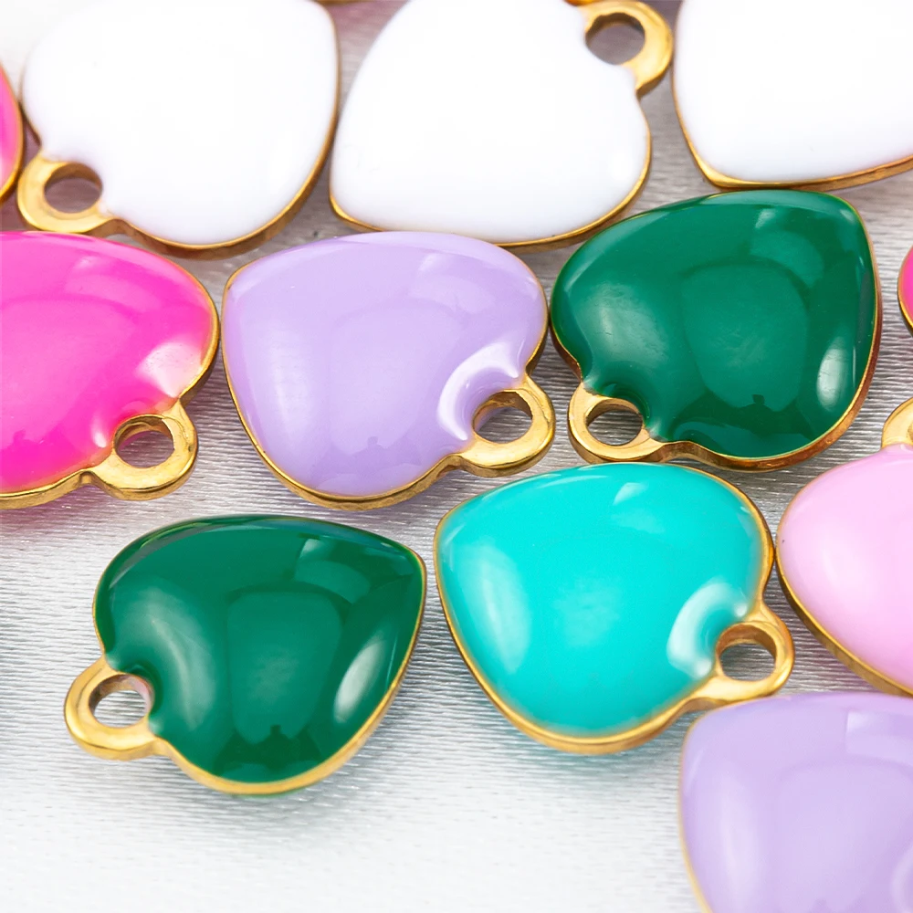 20 Stück Edelstahl Kleine Seestern Charms Fisch Anhänger Emaille DIY Schmuckherstellung Zubehör Erkenntnisse Ozean Halskette Ohrringe – Detail 34