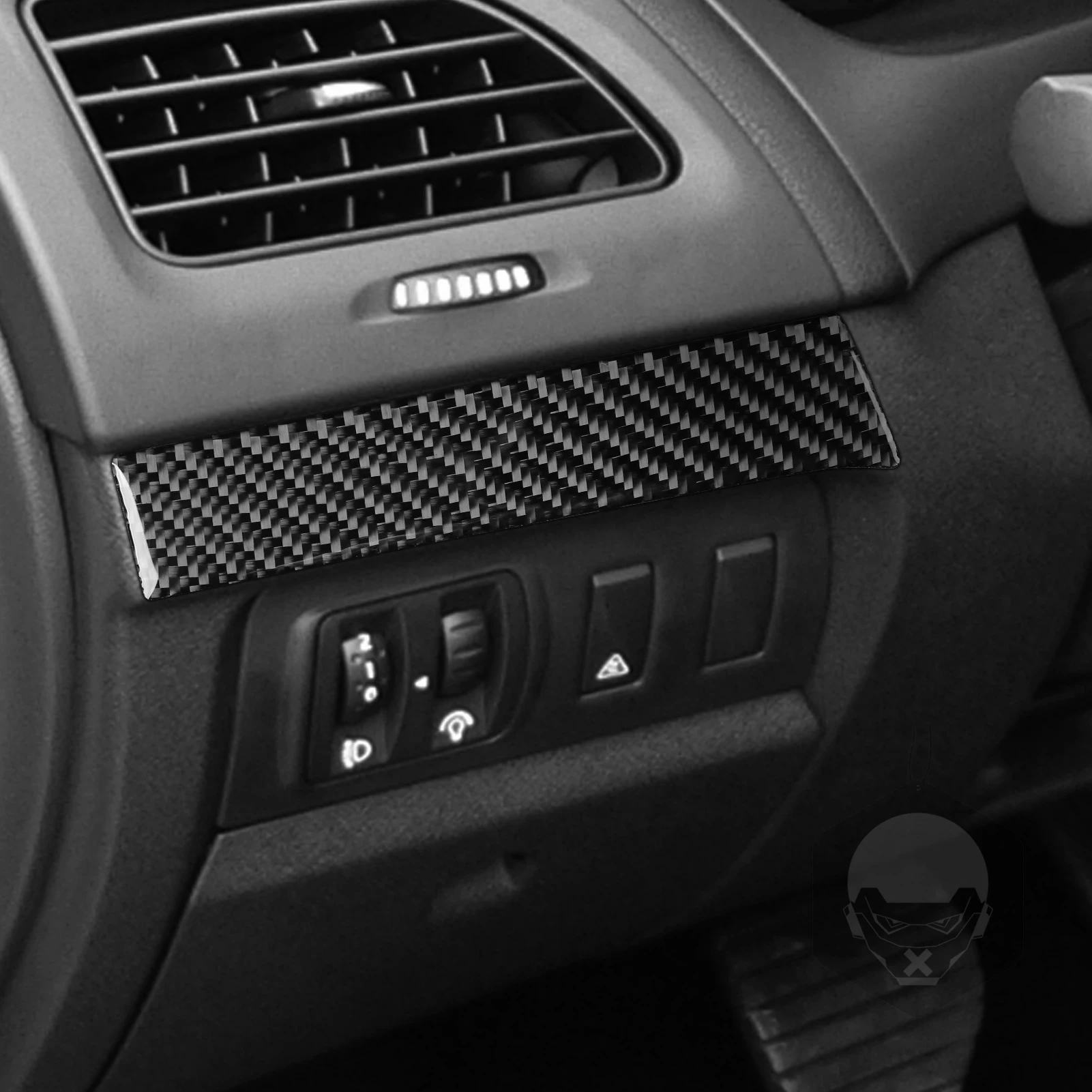 For Renault Fluence Megane 3 RS 2009-2017 Carbon Fiber Instrument Dashboard Panel Car Accessories Interior Decorative Stickers