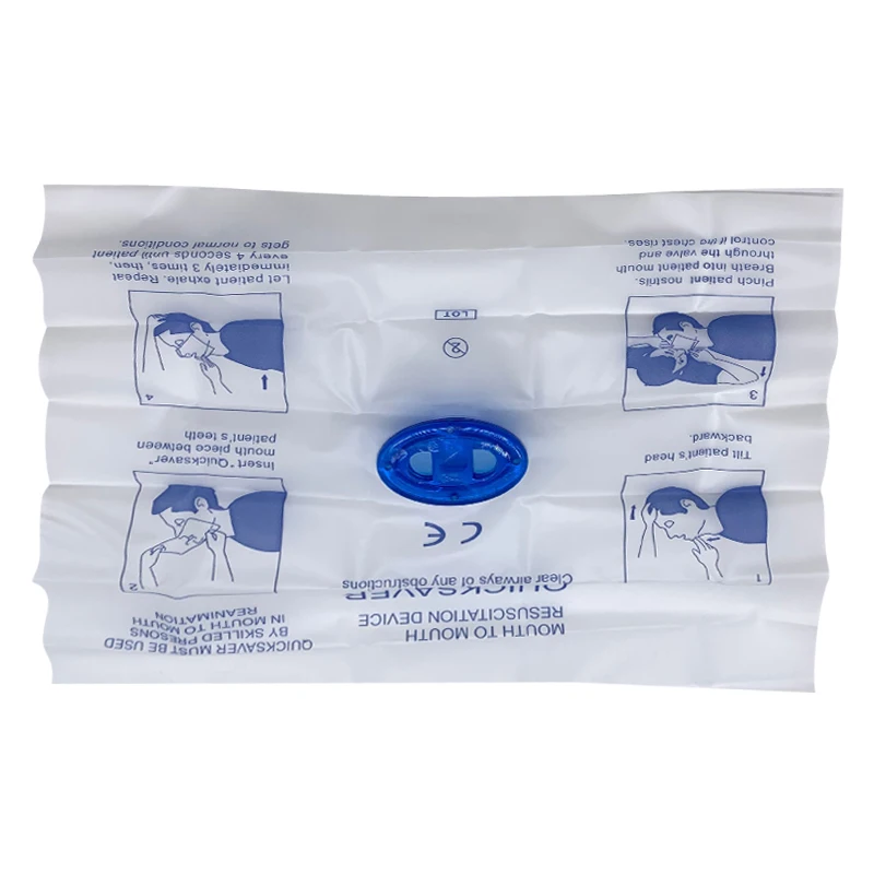 CPR first aid cover portable respirator check valve respirator respirator mask