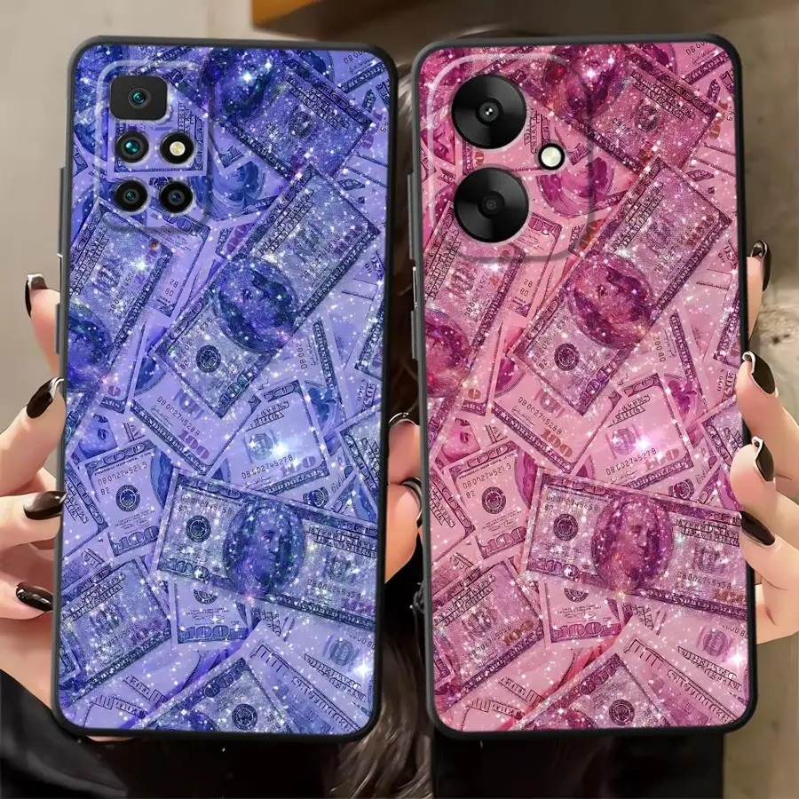 

Чехол Dollar Money для Xiaomi Redmi K40 K80 Pro 9 A1 A2 Plus A3 14C 12C A5 10 A4 13C Черный мягкий чехол для телефона