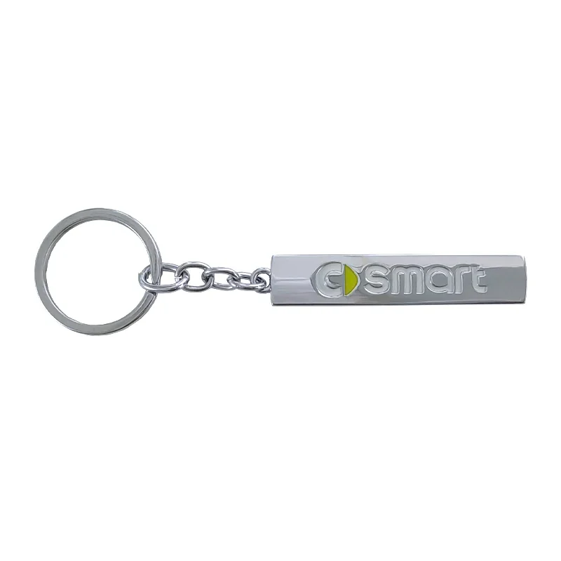 Alloy Car Key Ring Key Chain Decoration for Smart Forspeed Forjeremy Escooter Roadster Prix Fortwo Forfour Auto Key Accessories
