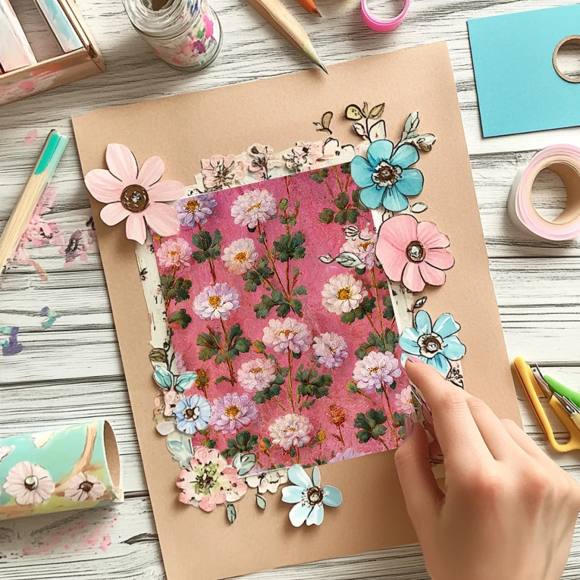 Paket Kertas Scrapbook (36 Lembar, 6x6 inci): Gambar Dongeng Fantasi – Ideal untuk Scrapbooking, Origami & Jurnal Cerita