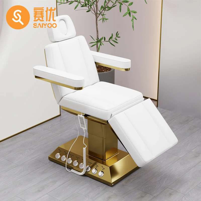 Massage Table & Bed,New Model Of Trade Golden , Bed Foreign Salons, Medical Beauty Injectio