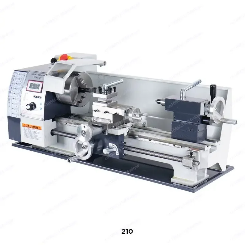 

210 Lathe Multifunctional Small Lathe Metal Instrument Digital Display Mini Processing Machinery Universal Household Lathe
