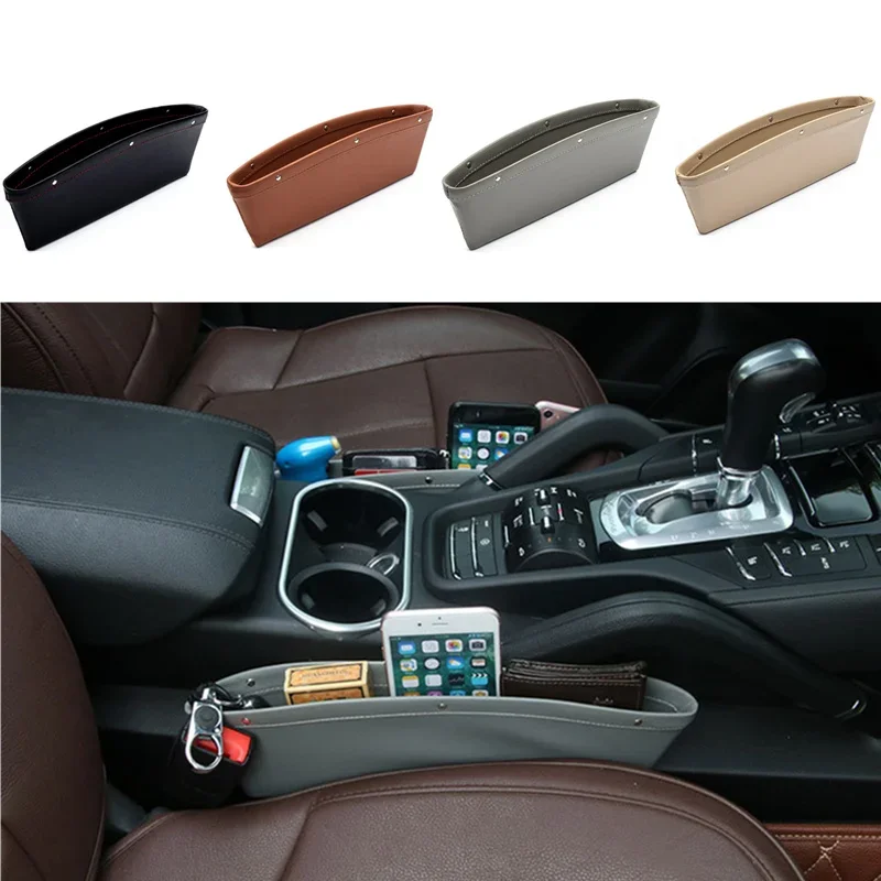 Car Seat Organizer Slit Gap Pocket Storage Box For Honda CRV Accord HR-V Vezel Fit City Civic Crider Odeysey Crosstour Jazz Jade