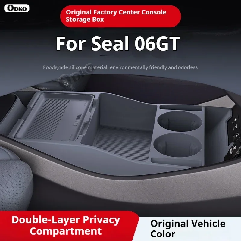 

Silicone Storage Box 2025 FOR BYD Seal 06 GT Center Console Modification Anti-slip Pad Accessories Organizer Decoration