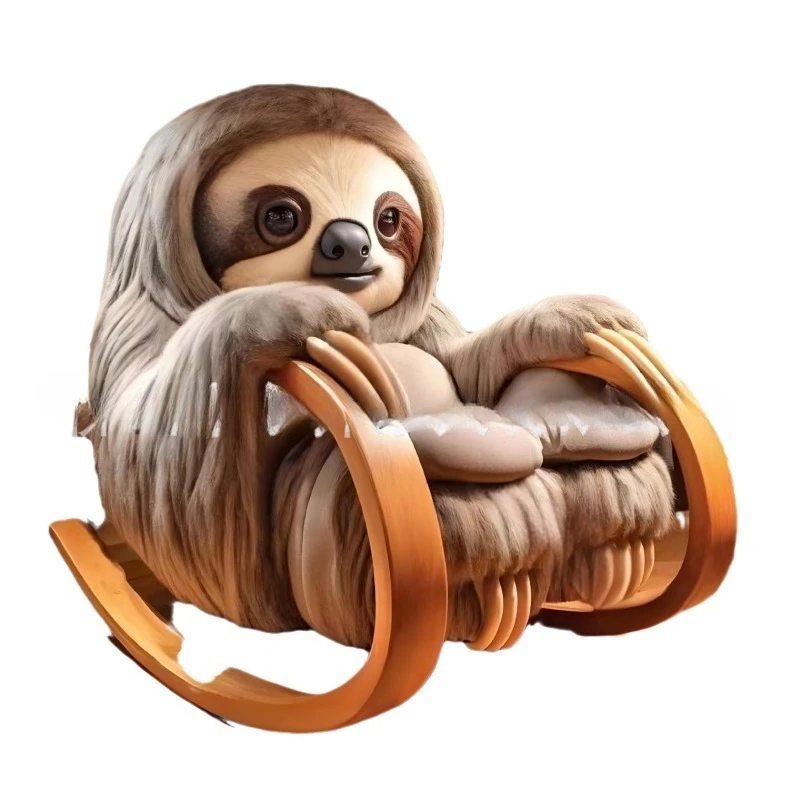 Internet celebrity sloth sofa chair living room furniture two-dimensional sofa bedroom bed creative size apartment
