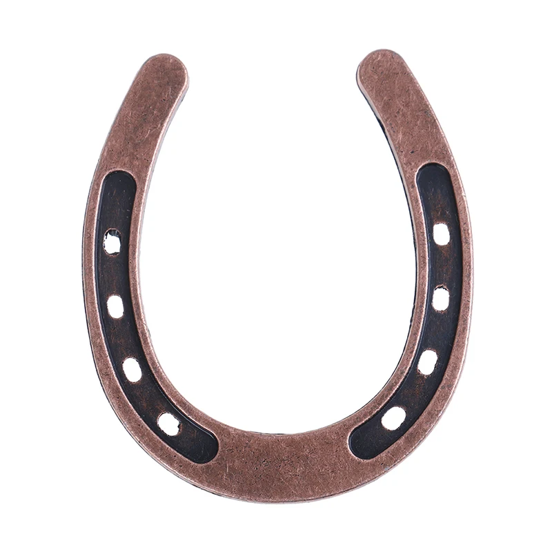1 PC 60*70mm Metal Horseshoe Table Centerpieces Kraft Paper Tag Bronze Party Favor Supply Wedding Gifts Souvenirs