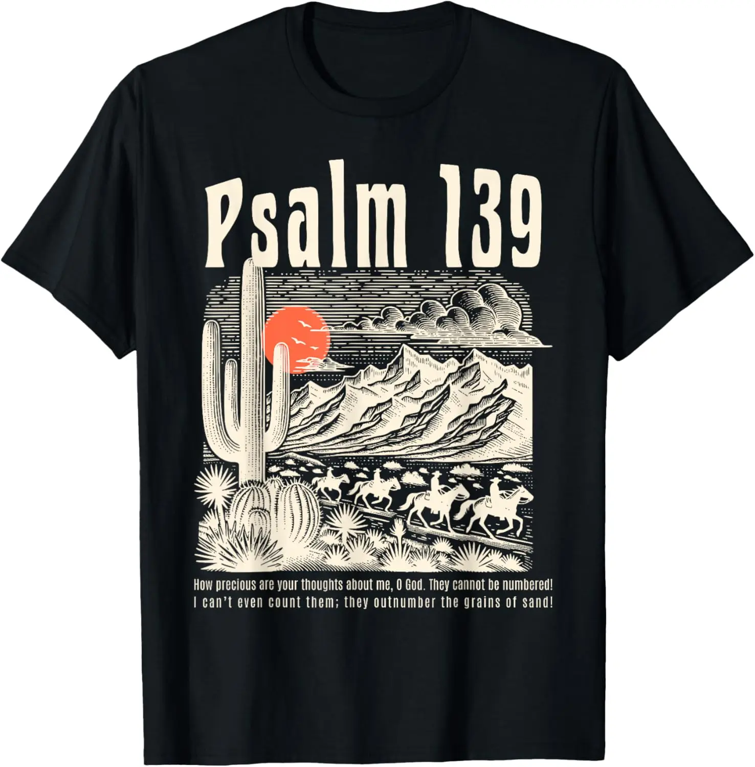 

Boho Christian Bible Verse Trendy Jesus Southwest Cactus T-Shirt
