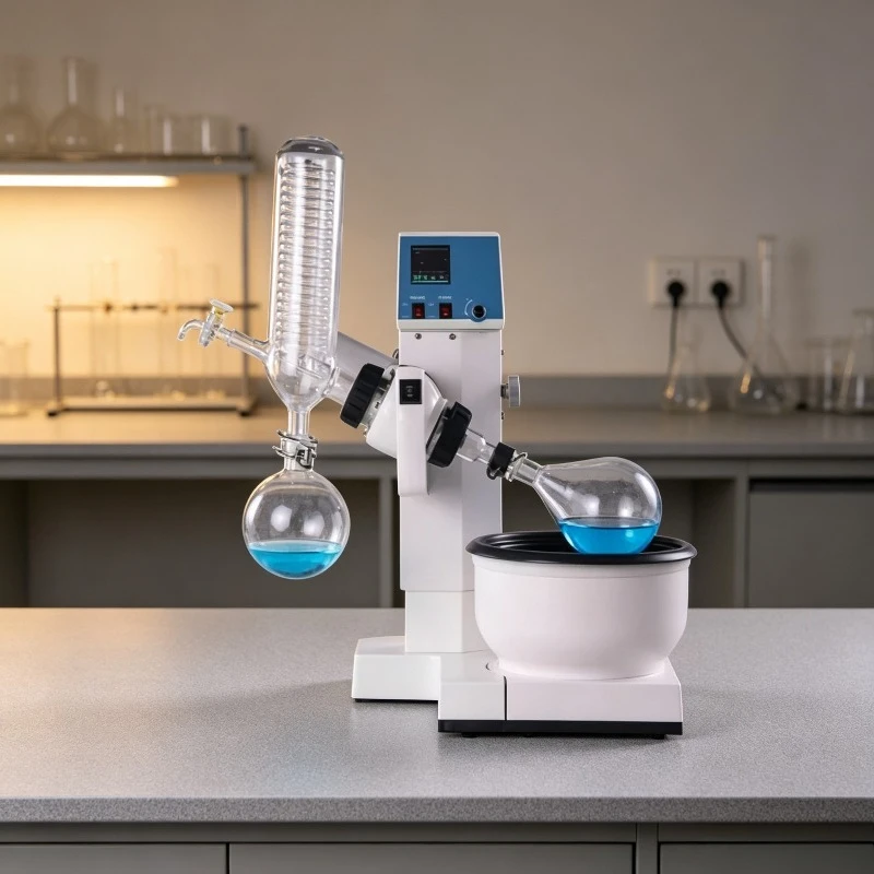 Rotary Evaporator 1L/2L/5L Solvent Recovery Sample Concentration Purification Vacuum Distillation Lab Equipment