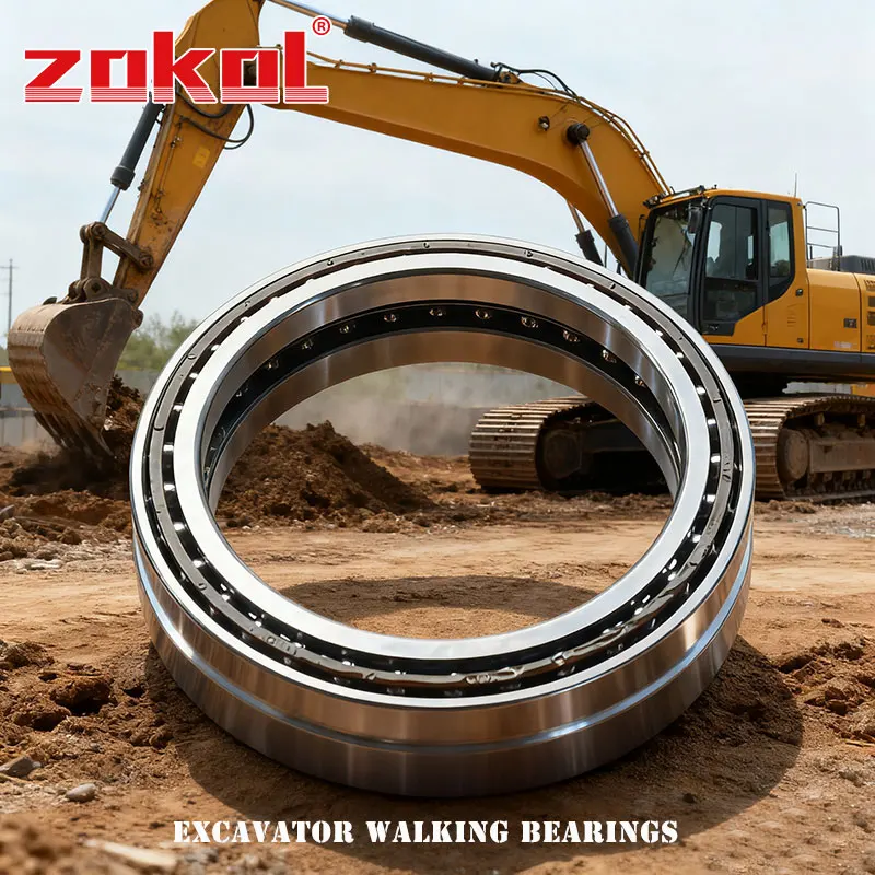 

ZOKOL Excavator walking bearing BD130-1SA BD130-16SA BD140-1A BD140-6A angular contact ball bearing